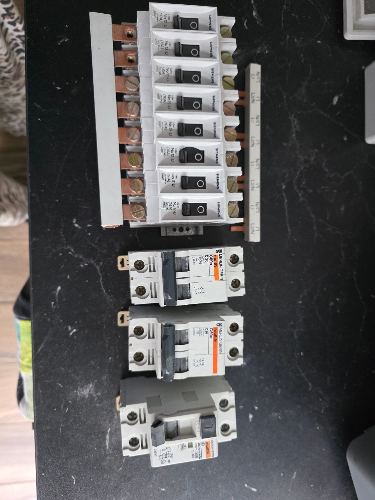Lot zekeringen / automaten (Siemens, Merlin Gerin), Enlèvement, Utilisé, Siemens, Disjoncteur divisionnaire