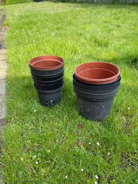 pots de fleurs en plastique, Enlèvement