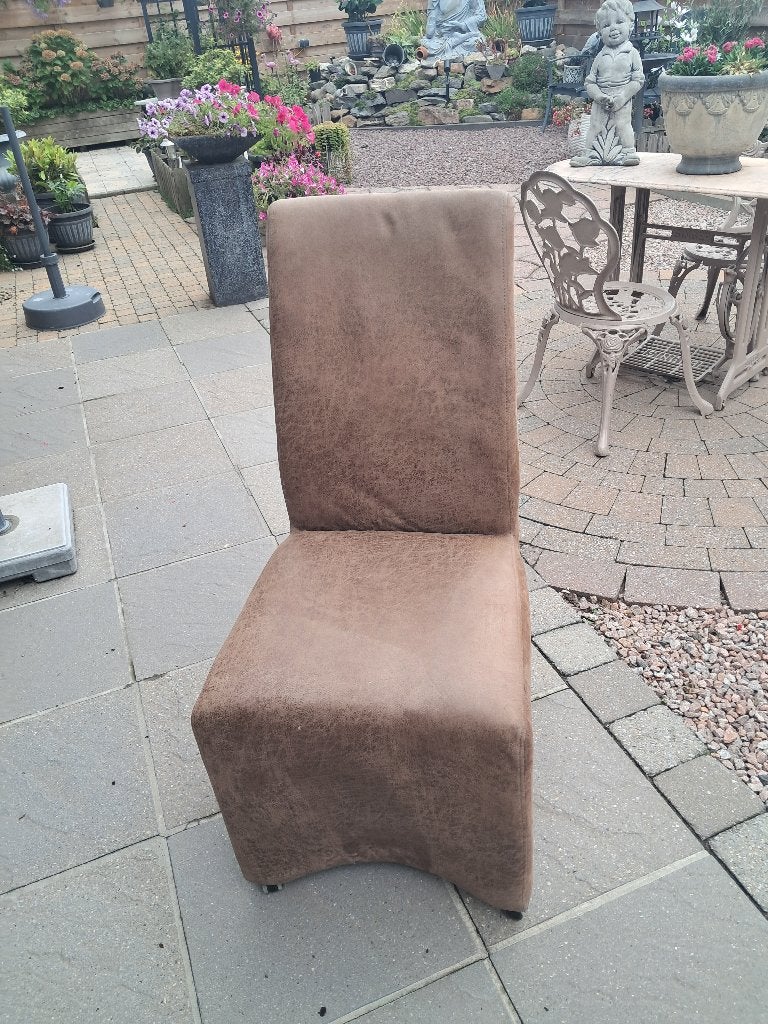 2 bruine stoelen op wielen, Huis en Inrichting, Ophalen, Gebruikt, Twee, Bruin