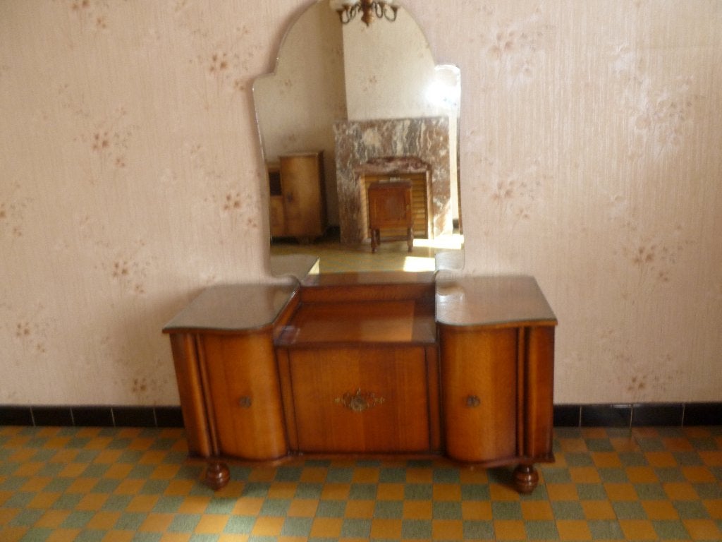 Coiffeuse/Buffet VINTAGE style art deco Année 30/50, Ophalen