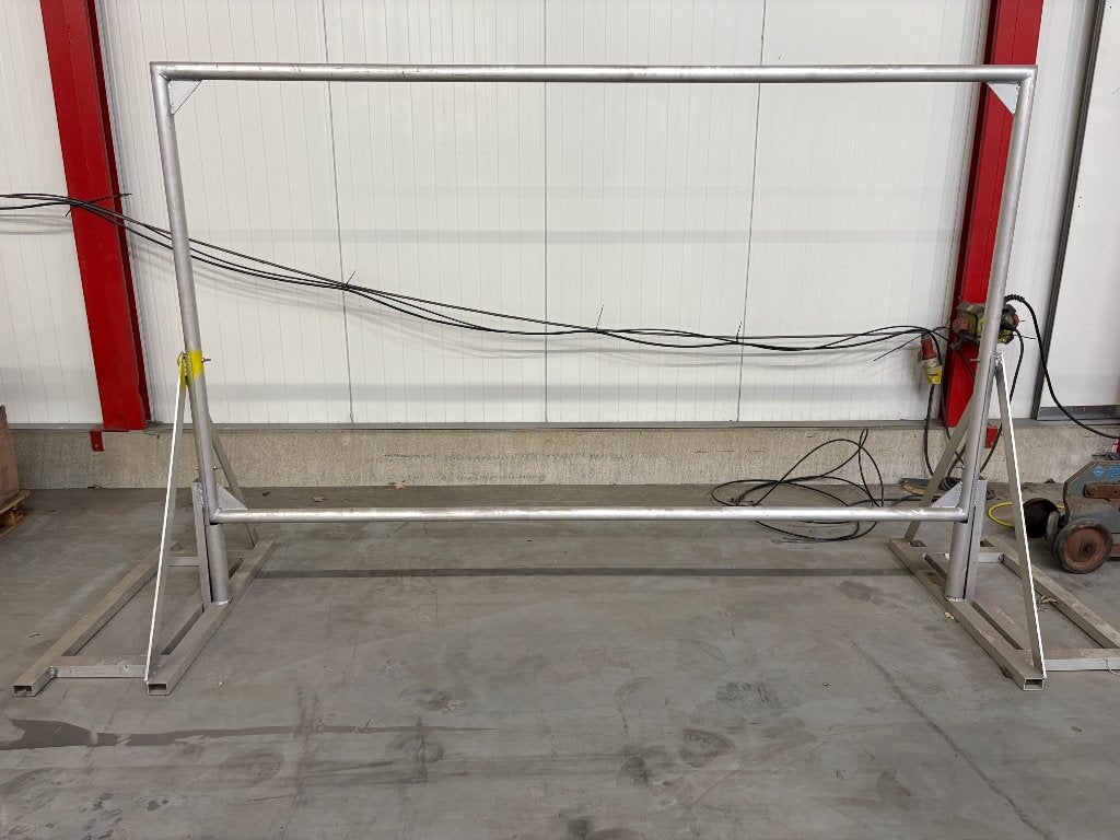 Aluminium rek 3,5m x 2m, Ophalen, Gebruikt, Aluminium