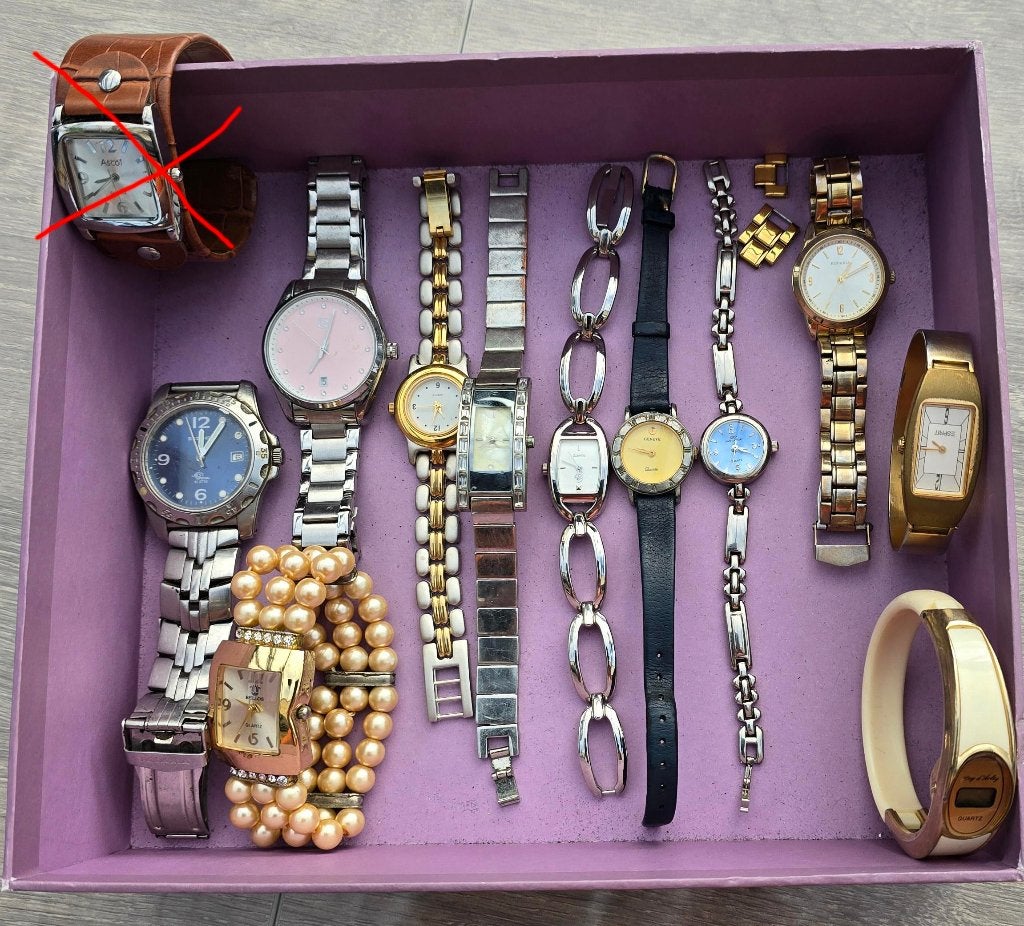 Mannen en vrouwen Horloges, Handtassen en Accessoires, Ophalen, Gebruikt, Polshorloge