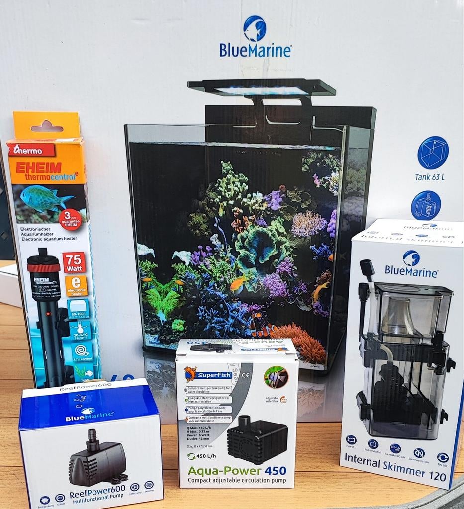 Blue Marine 60 Reef + alle accessoires (zo goed als nieuw), Ophalen