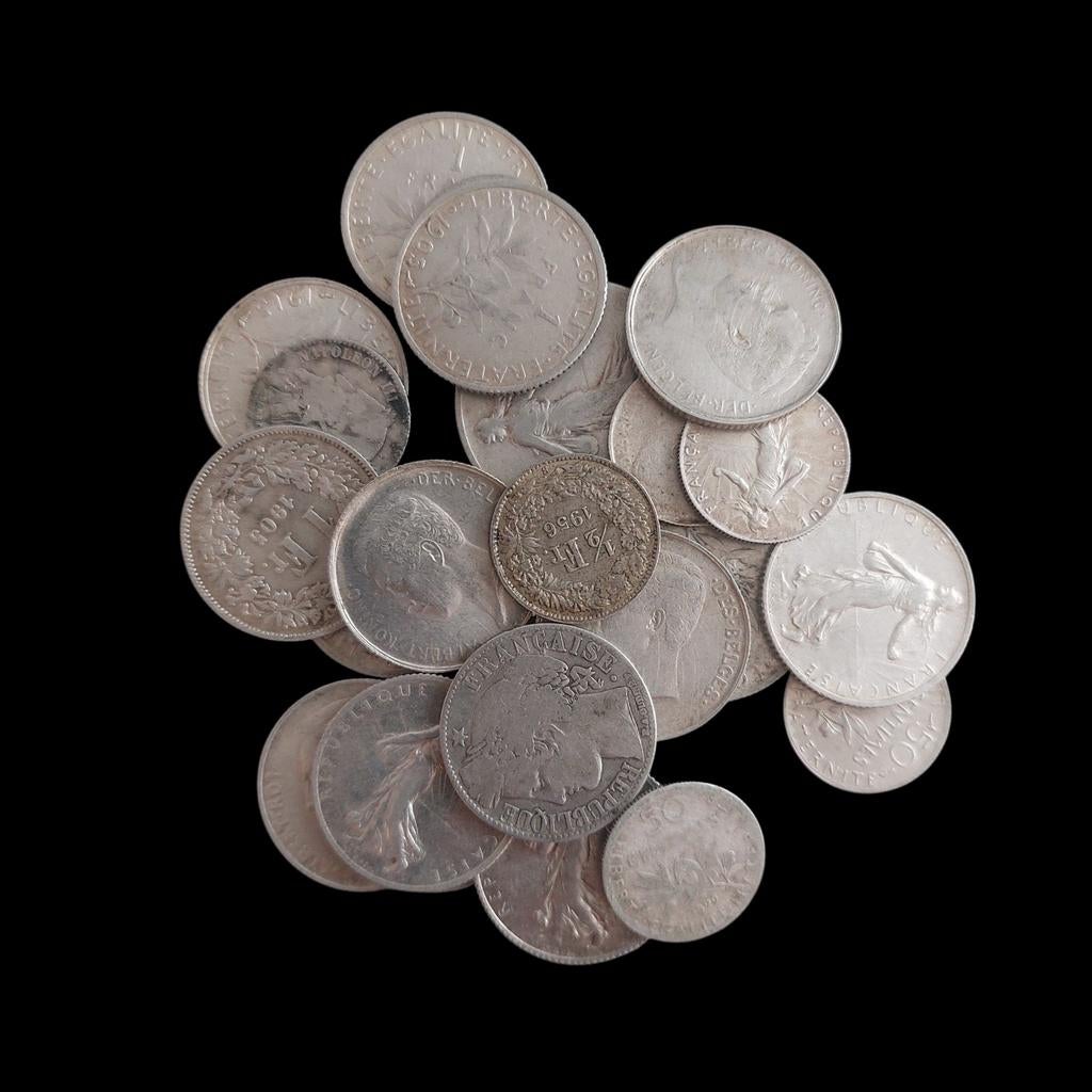 Lot pièces de monnaie anciennes / Argent 835 / 102 Gr, Enlèvement ou Envoi, Monnaie en vrac, Argent, Argent