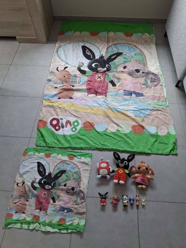 Bing dekbedovertrek, knuffels en speelfiguren, Kinderen en Baby's, Ophalen