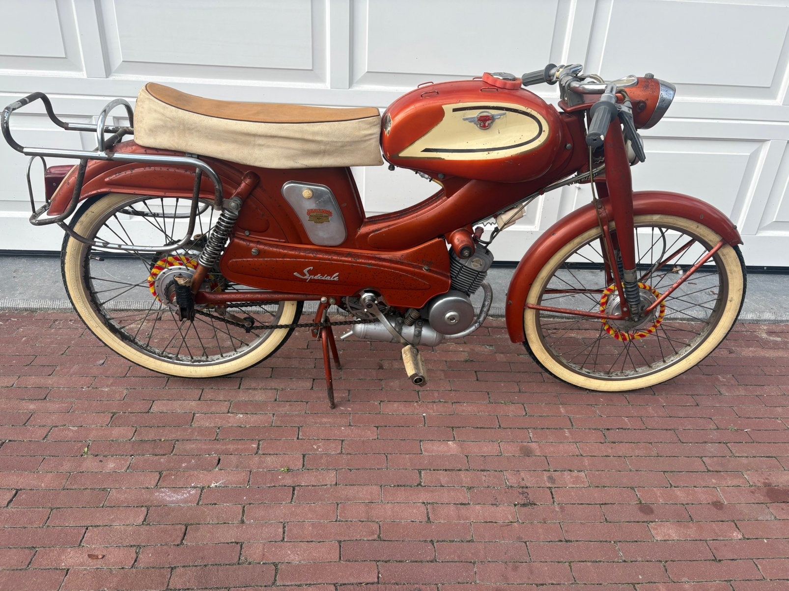 Mobylette Speciaal, Fietsen en Brommers, 49 cc, Klasse B (45 km/u), 1 versnellingen, Ophalen