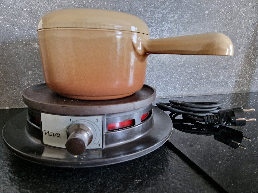 Fonduetoestel, Ophalen, Gebruikt, Elektrisch, Fondueset