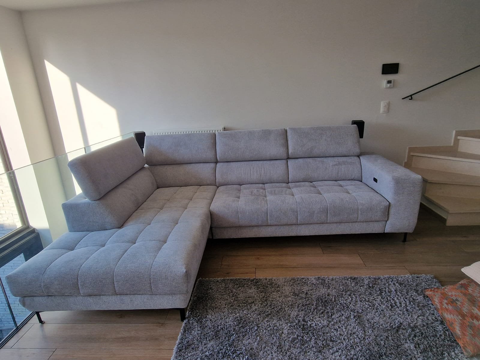 Salon te koop - NIEUWSTAAT, Huis en Inrichting, Zetels | Complete zithoeken, Ophalen, Zo goed als nieuw