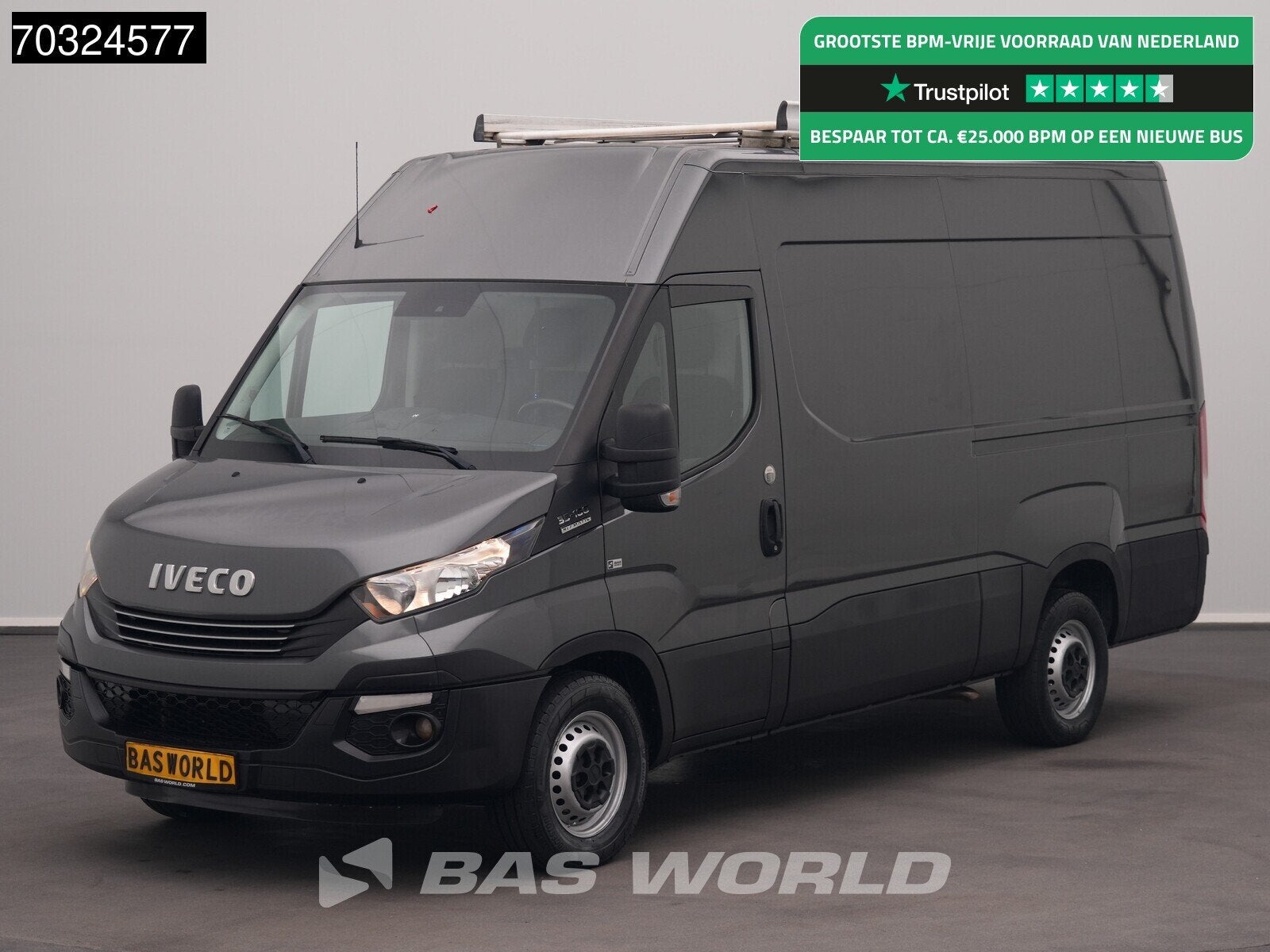 Iveco Daily 35S16 Automaat L2H2 3,5t Trekhaak Werkplaatsinri, Autos, Camionnettes & Utilitaires, Argent ou Gris, Achat, 2460 kg