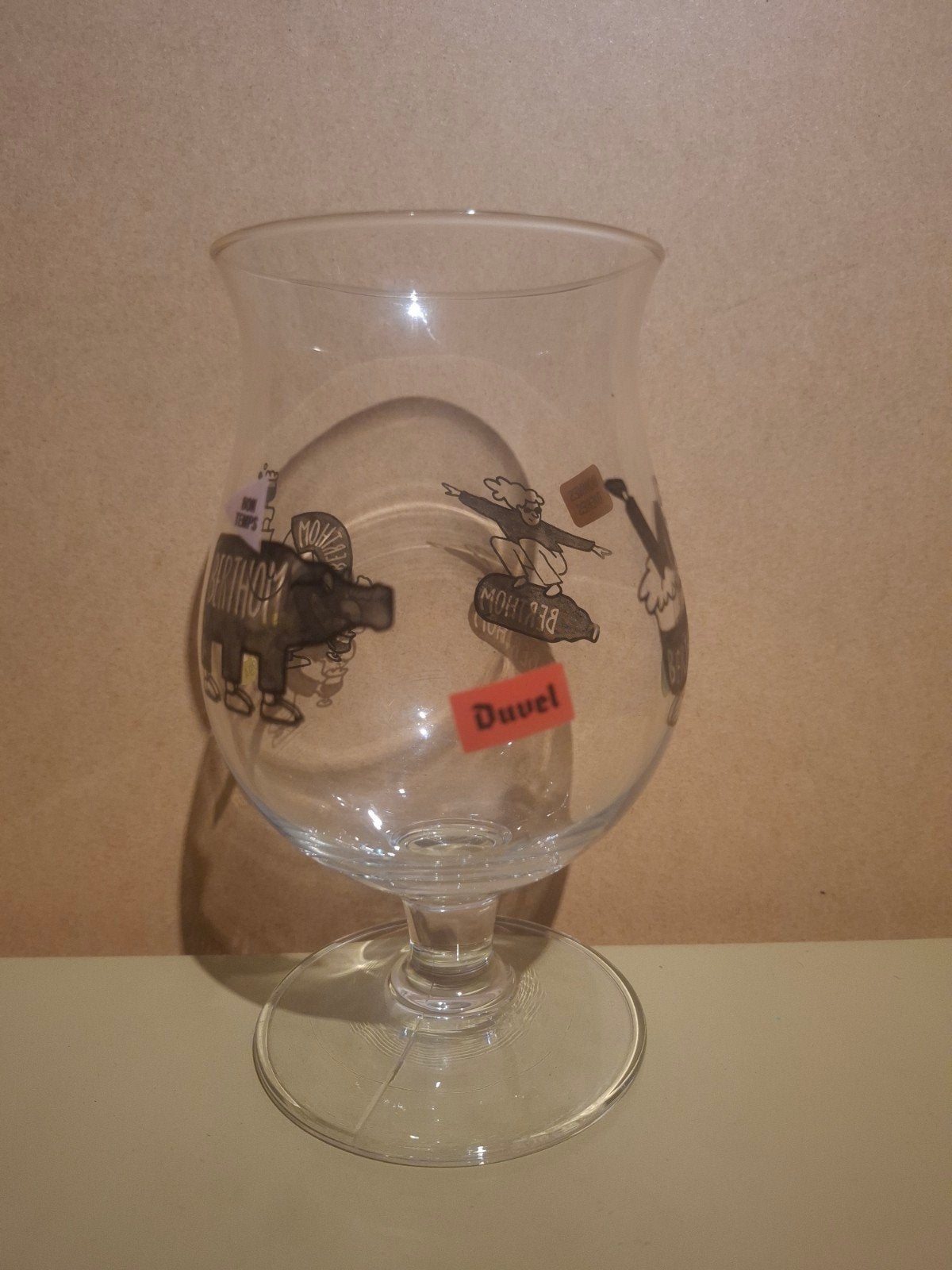 Verre Duvel Berthom, Collections, Verres & Petits Verres, Enlèvement ou Envoi