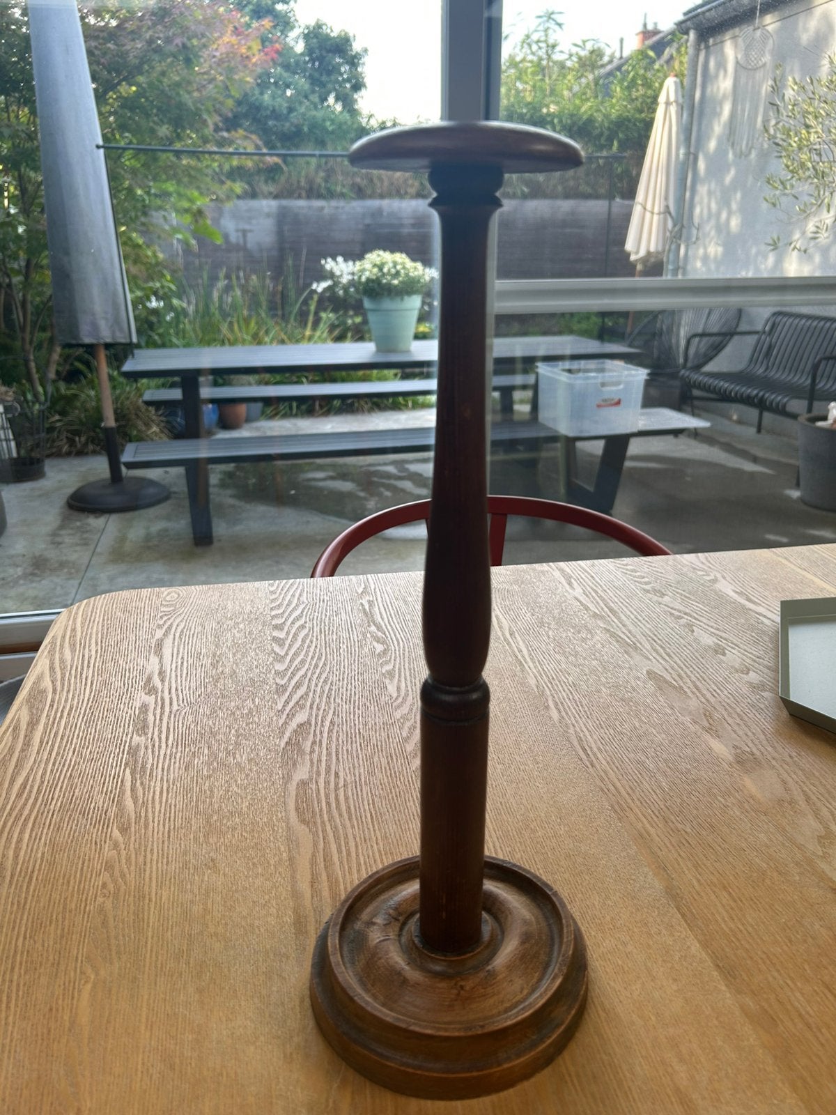 Antieke houten hoedenstandaard, Antiek en Kunst, Ophalen of Verzenden