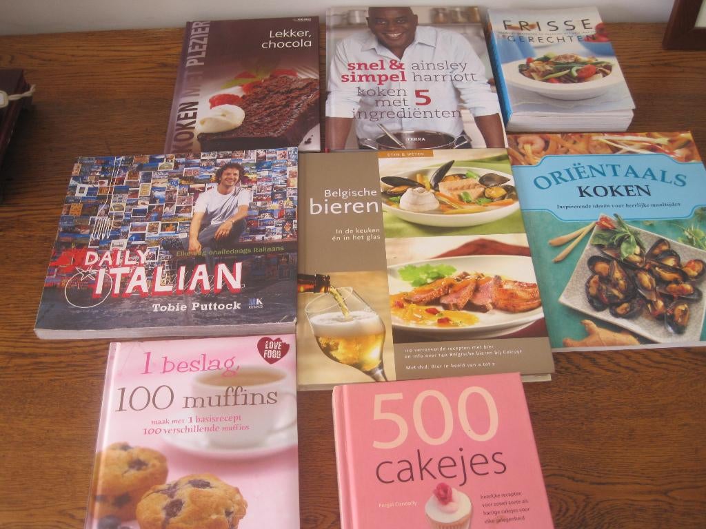 lot van 8 diverse kookboeken, Boeken, Kookboeken, Ophalen of Verzenden, Hoofdgerechten, Gezond koken