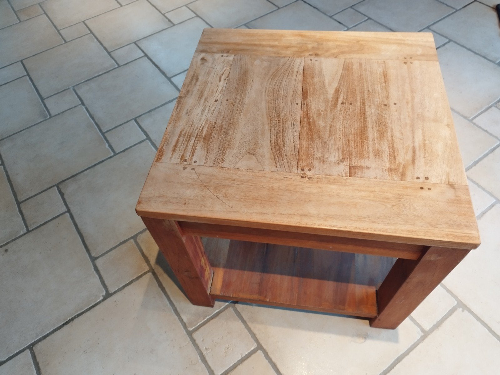 Table basse en teck, Enlèvement, Teck
