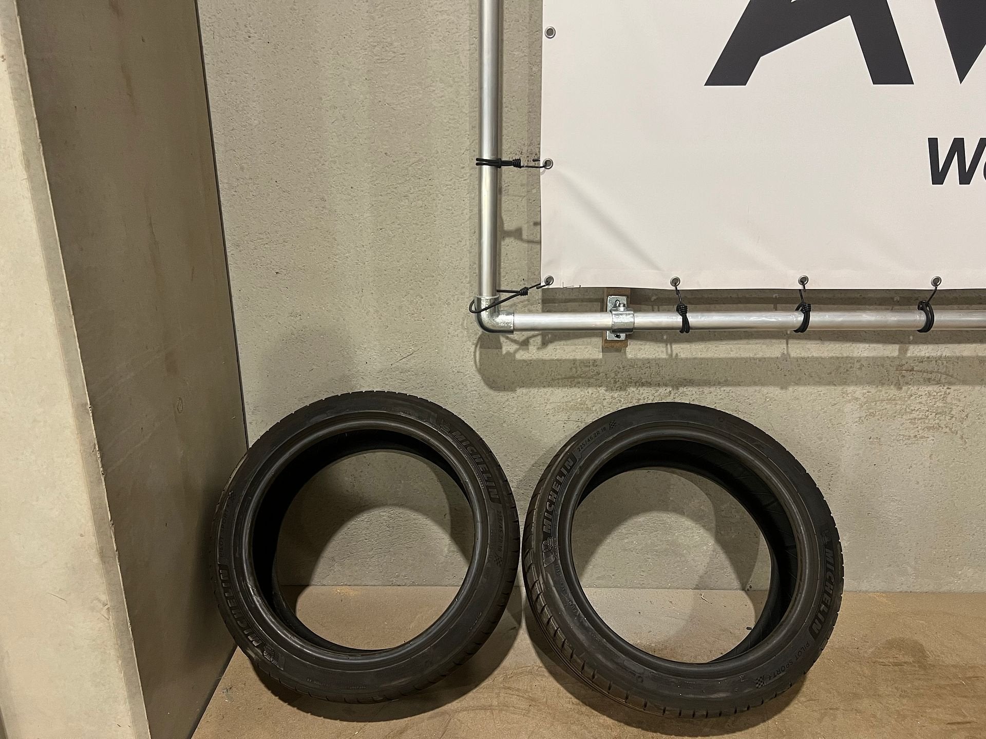 2 zomerbanden Michelin 225/45ZR18 91W 5-6mm, Auto-onderdelen, Ophalen, 18 inch, Gebruikt, -