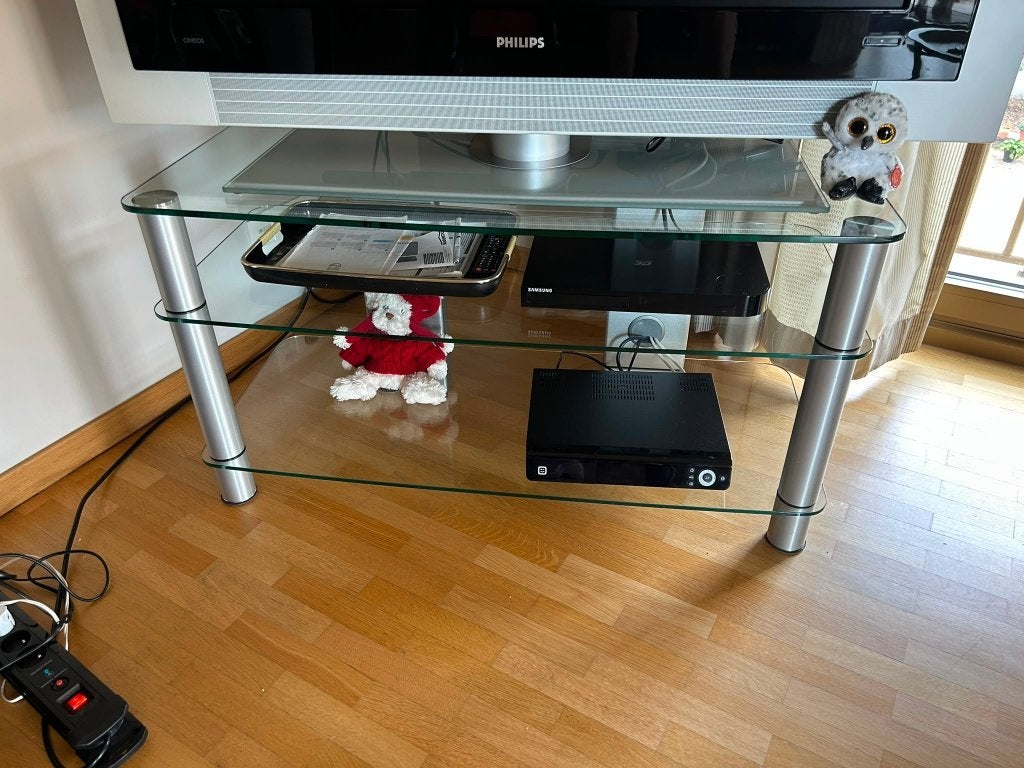 tv tafel, Huis en Inrichting, Ophalen, Zo goed als nieuw, Glas