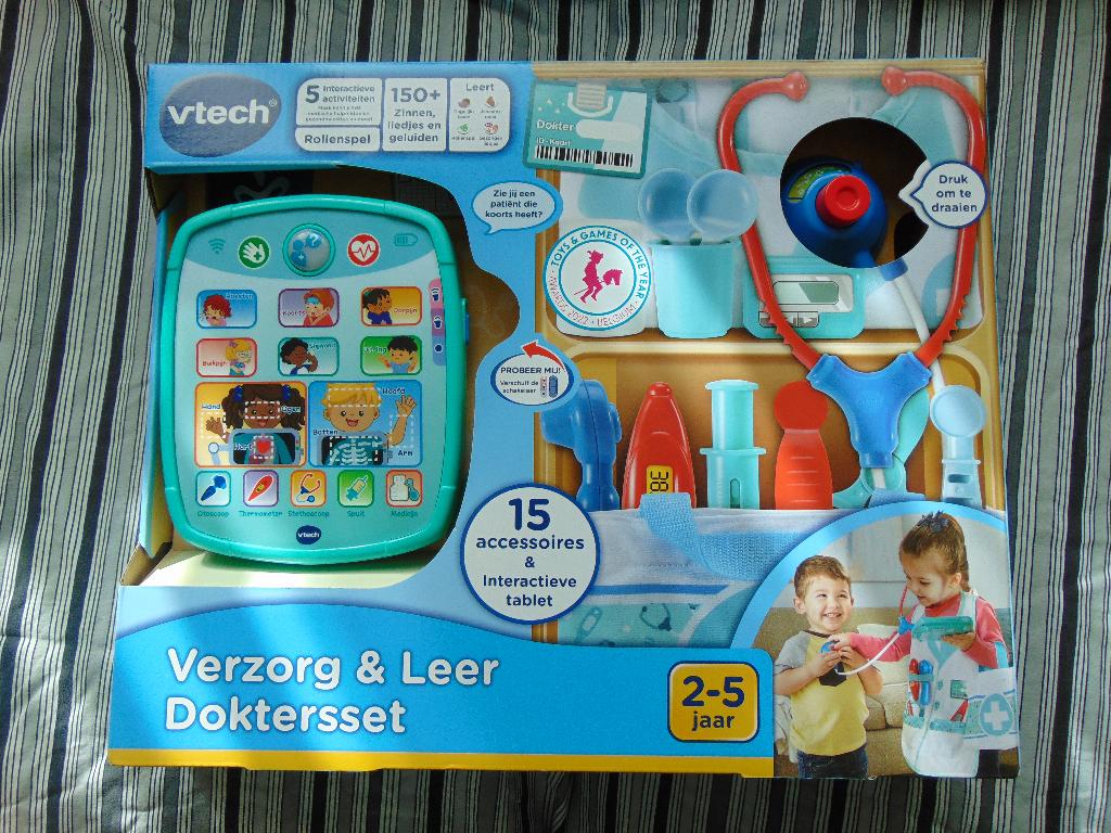 V-Tech, Verzorg en leer , Dokterset nieuw in de verpakking, Enlèvement ou Envoi, Neuf