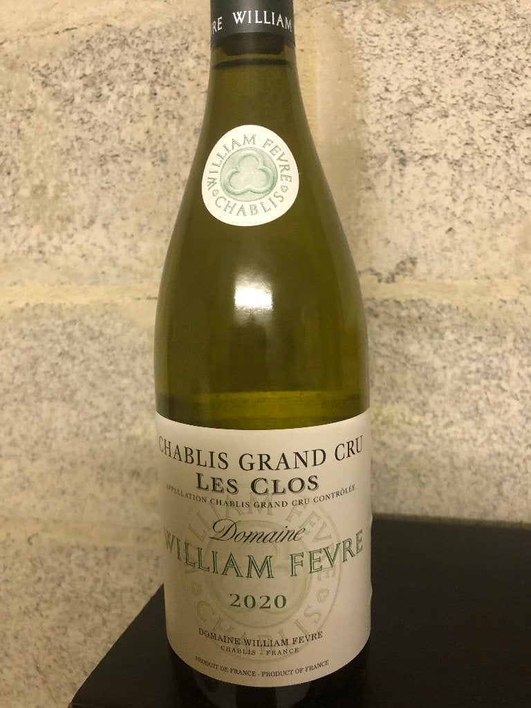 CHABLIS GRAND CRU LES CLOS WILLIAM FEVE 2020, Collections, Vins, Neuf, Enlèvement ou Envoi, Pleine, Vin blanc