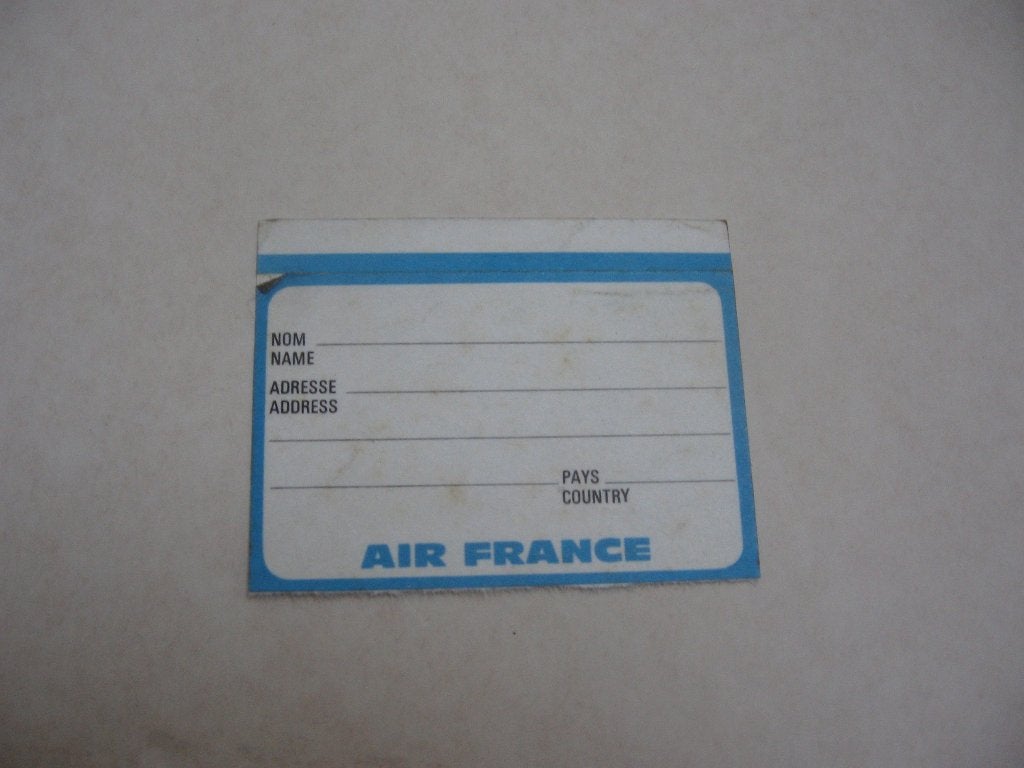 Verschillende Vintage bagagelabels bedoeld om te identificer, Ophalen of Verzenden, Nieuw, Patch, Badge of Embleem