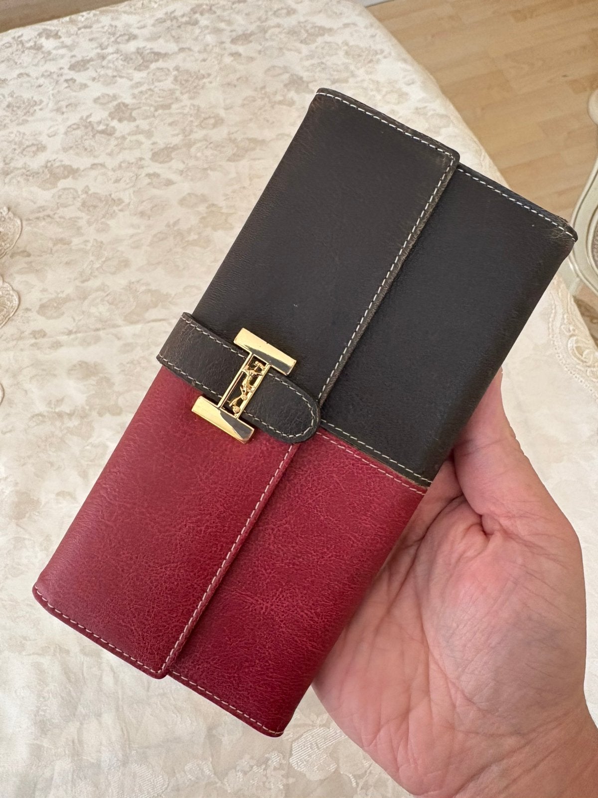 Porte-monnaie ou portefeuille Hermes-paris, Enlèvement, Comme neuf, Cuir