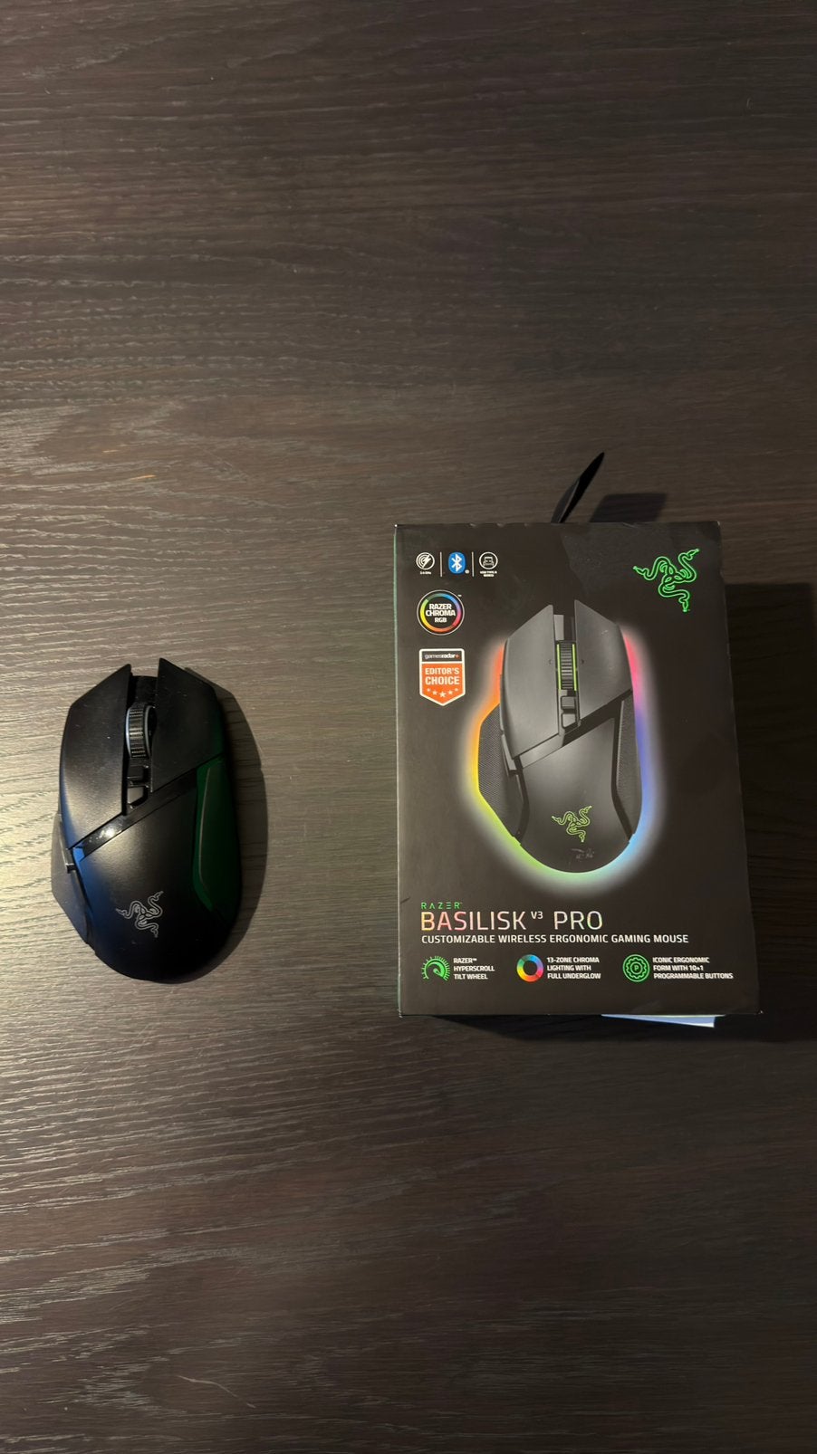 Razer Basilisk V3 PRO, Informatique & Logiciels, Souris, Comme neuf, Souris, Filaire, Enlèvement