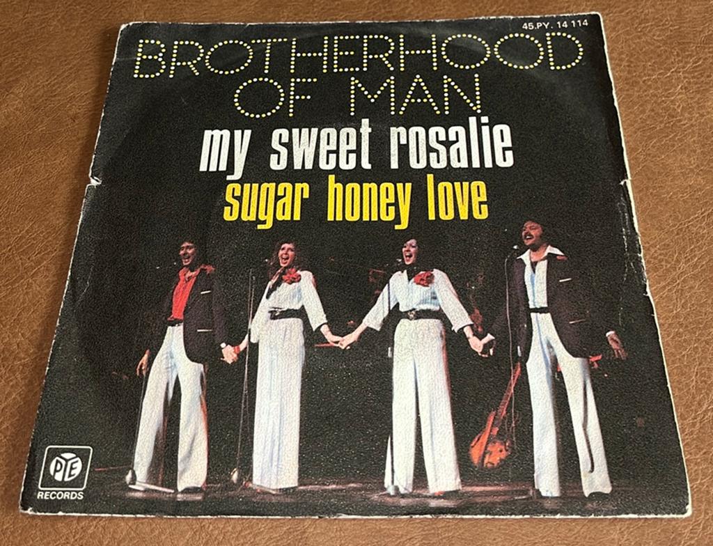 Brotherhood Of Man ‎– My Sweet Rosalie - 7” vinyl single -FR, Enlèvement ou Envoi, Utilisé, Single