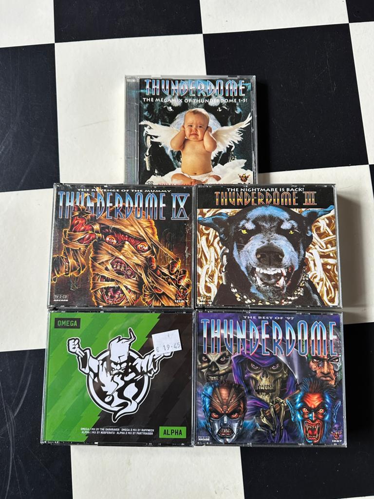 Cd’s thunderdome, Cd's en Dvd's, Cd's | Dance en House, Zo goed als nieuw, Ophalen of Verzenden