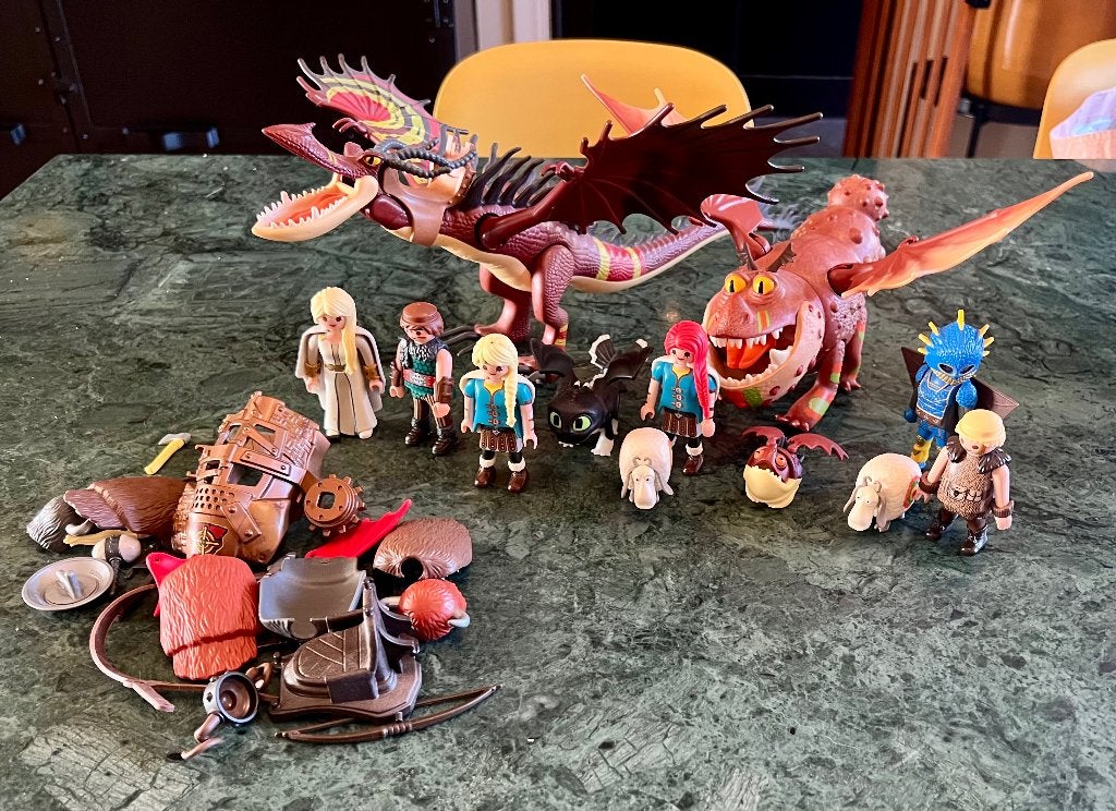 Playmobil Hoe tem je een draak meerdere sets, Kinderen en Baby's, Ophalen of Verzenden, Zo goed als nieuw, Dragons, Complete set