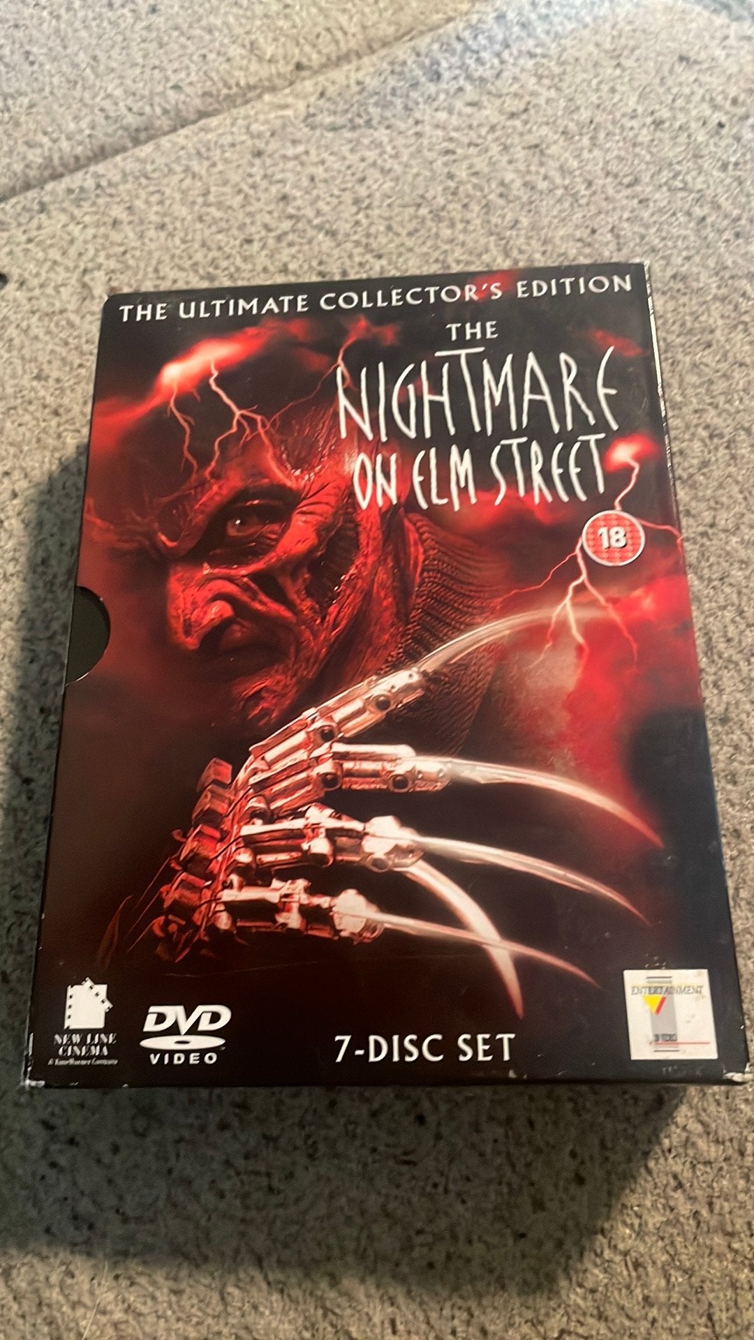 Nightmare on elm street 1-7, Cd's en Dvd's, Dvd's | Horror, Vanaf 18 jaar, Ophalen of Verzenden, Zo goed als nieuw, Horror-komedie