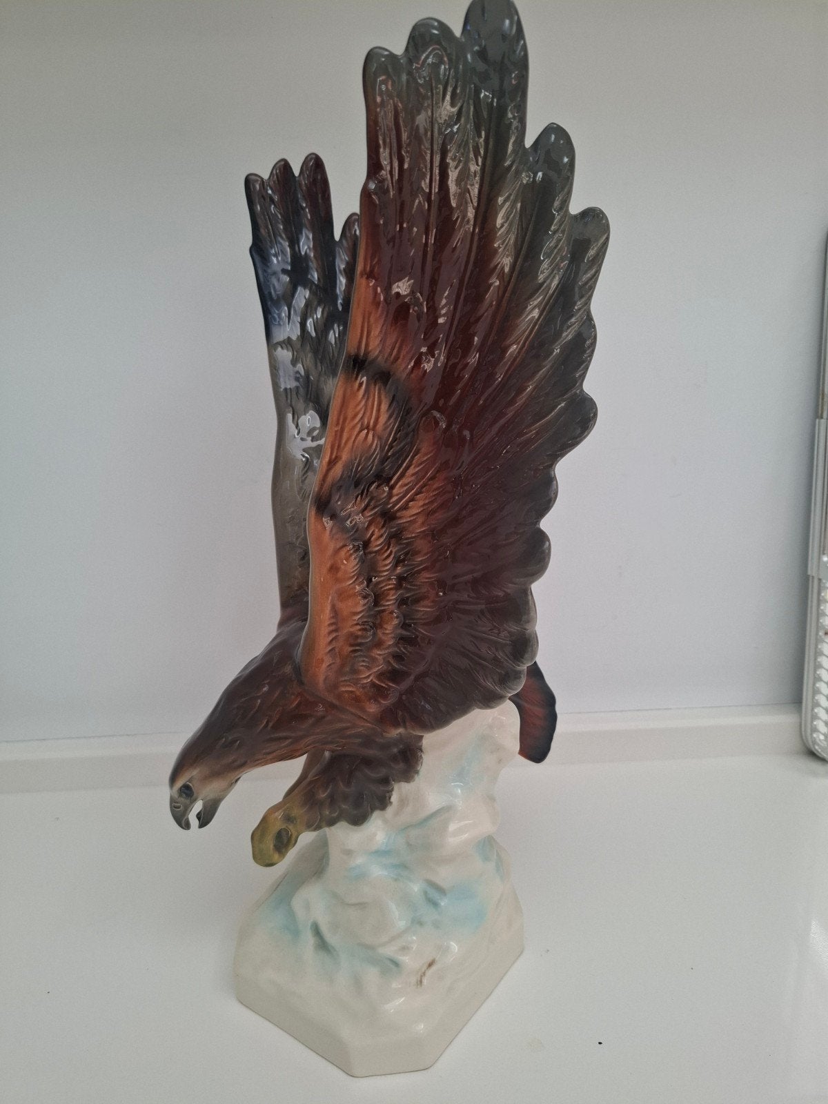 Statue d'aigle en porcelaine GOEBEL, Collections, Enlèvement ou Envoi