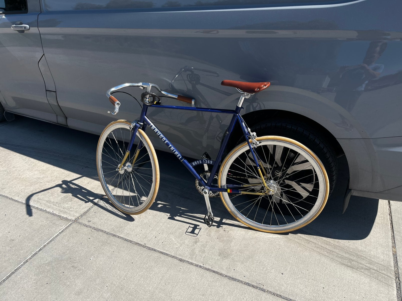 Brugge tripel fixie single speed, Ophalen, Zo goed als nieuw