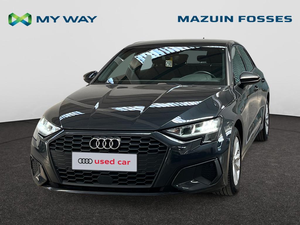 Audi A3 Sportback A3 Sportback 30 TDi Attraction, Autos, Audi, Argent ou Gris, Achat, Cruise Control, Boîte manuelle
