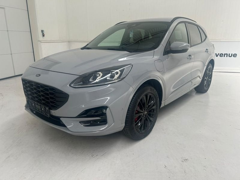 Ford Kuga PHEV ST-Line X - Graphite Tech Edition!!, Auto's, Gebruikt, Zwart, 27 g/km, Leder en Stof