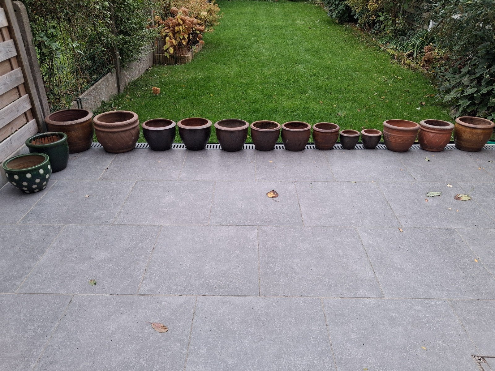 Prachtige partij keramische bloempotten - Los of als set, Tuin en Terras, Gebruikt, Rond, Minder dan 40 cm, Binnen