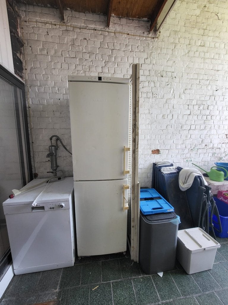 Liebherr koelkast + diepvries combo - gratis, Ophalen, Gebruikt, 60 cm of meer, 160 cm of meer