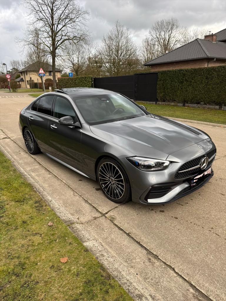 Mercedes 220d Amg line 11/2023, Auto's, Automaat, Achterwielaandrijving, 127 g/km, Leder