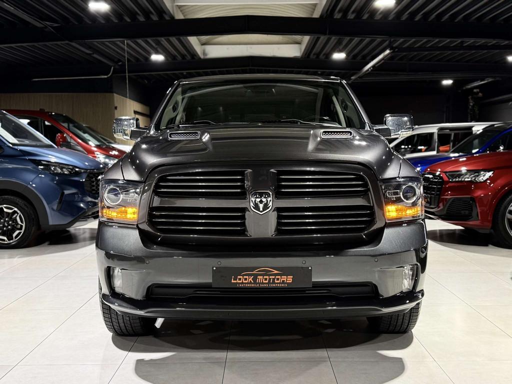 Dodge Ram 1500 SPORT 5.7 HEMI 401CV LPG GPS CUIR TVAC, Autos, Cuir, Achat, 4 portes, Noir