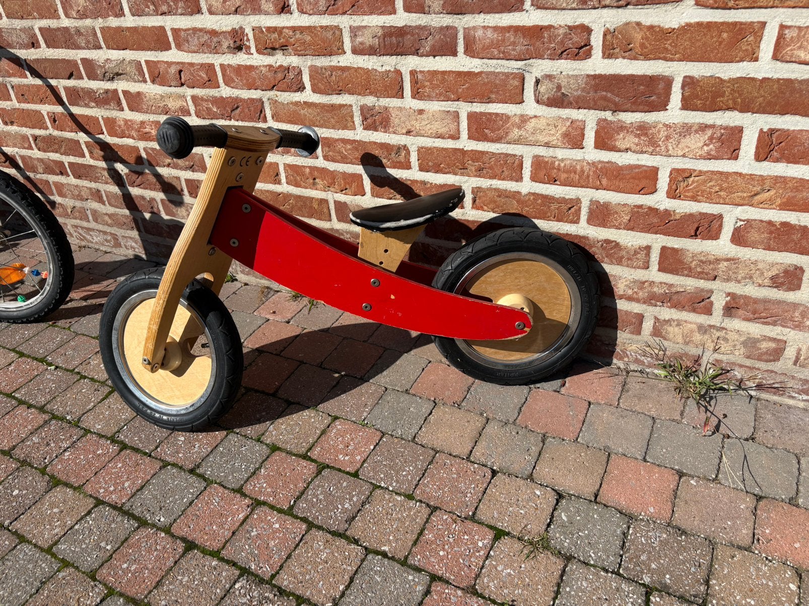 Loopfietsje hout merk, Ophalen, Zo goed als nieuw