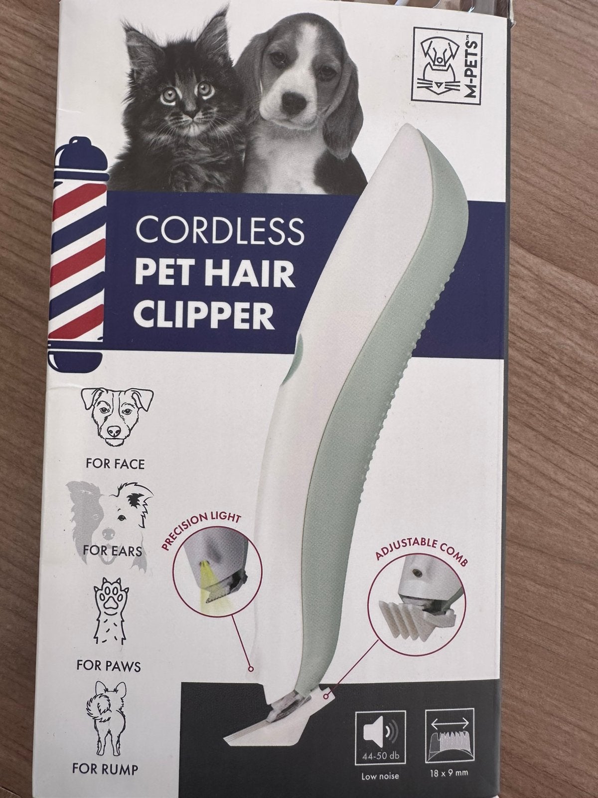 Tondeuse de précision animaux sans fil M-PETS, Enlèvement ou Envoi, Comme neuf, Tondeuse