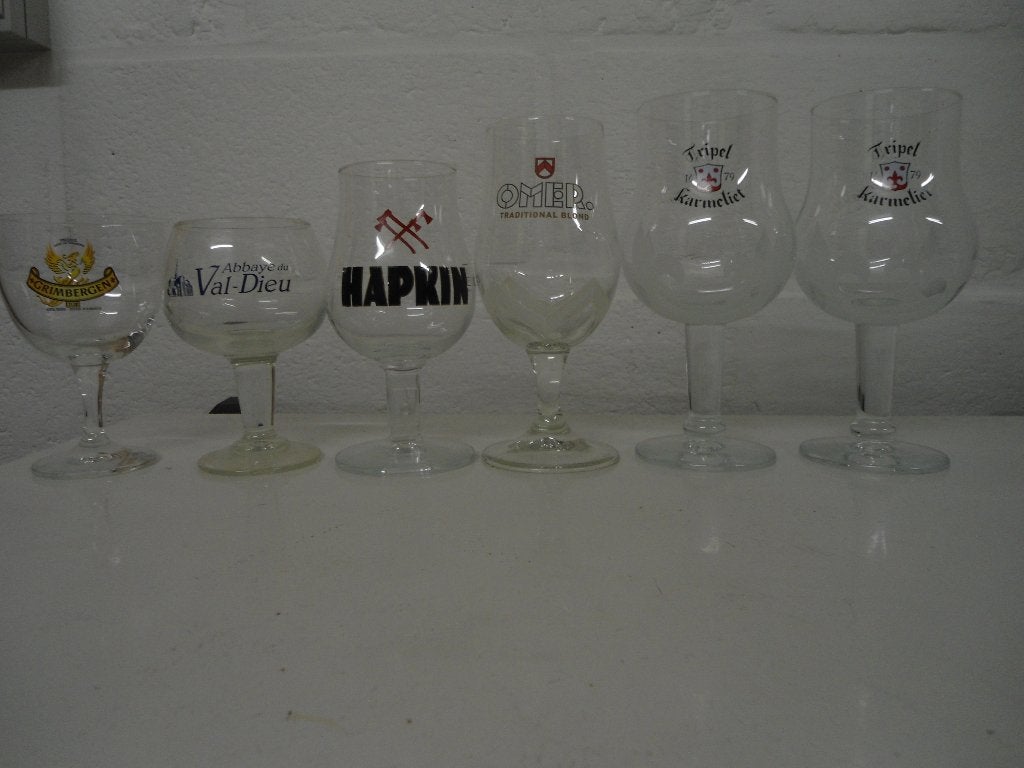 splinternieuwe bier proefglazen allerlei, Verzamelen, Ophalen of Verzenden, Nieuw, Glas of Glazen