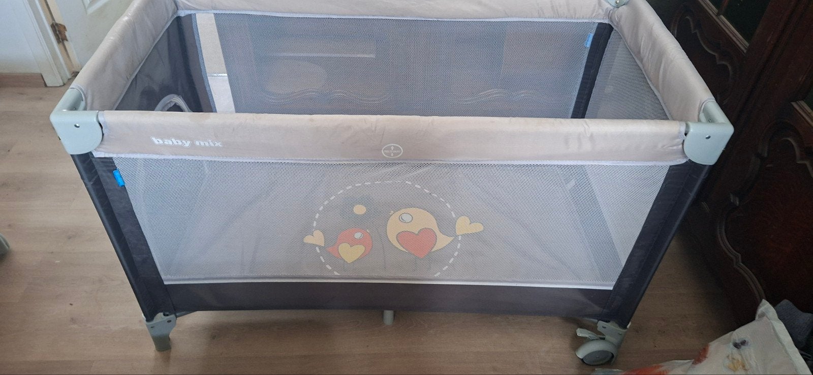 Baby park (babymix), Kinderen en Baby's, Ophalen, Gebruikt, Rechthoekig, Wieltjes