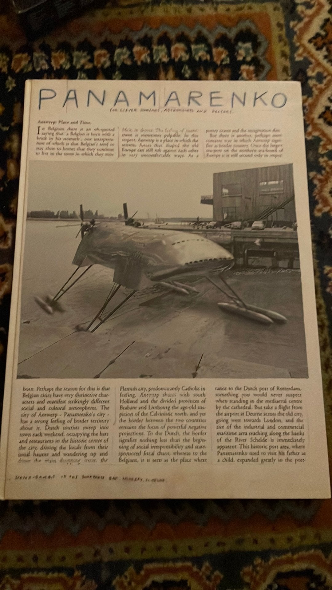 Panamarenko boek met handtekening, Ophalen of Verzenden, Gelezen