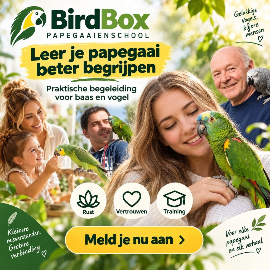 Bijt of schreeuwt je papegaai? Er is een oplossing., Papegaai, Tam