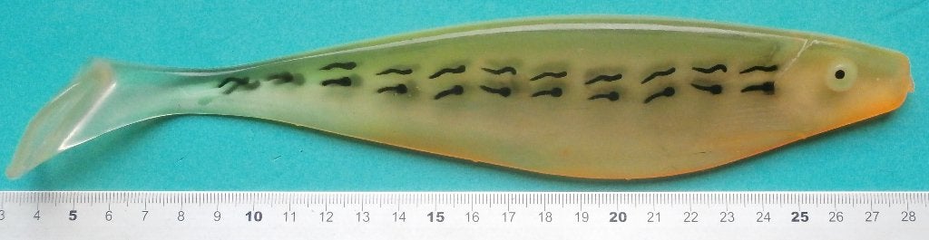 Grote softbaits (15 cm – 40 cm) voor kabeljauw, heilbot enz., Envoi, Neuf, Autres types