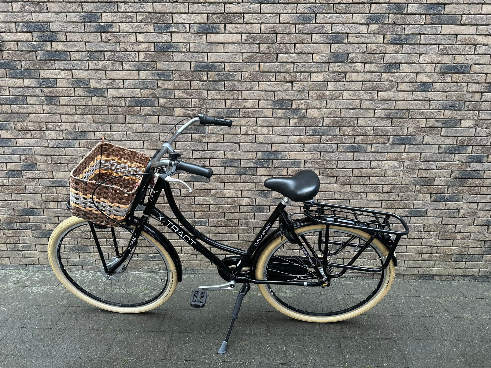 Dames fiets Hollands model, Ophalen, Zo goed als nieuw, Schijfrem