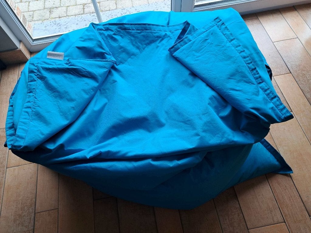 Fredsack zitzak, Huis en Inrichting, Ophalen, Gebruikt, Blauw, Zitzak