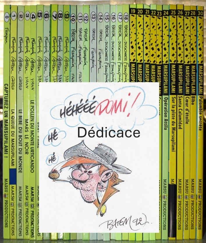 270€ «Marsupilami»30 Albums+Dédicace de BatemTome 1 +Cadeaux, Neuf, Plusieurs BD, Enlèvement ou Envoi, Franquin - Batem - Greg