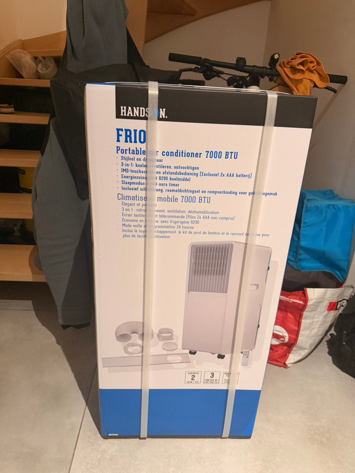 Climatiseur mobile Handson Frio 7000 BTU - Neuf en boîte, Electroménager, Enlèvement, Comme neuf, Climatiseur mobile, Télécommande