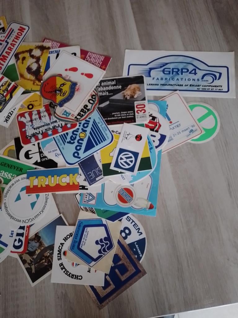 Lot stickers, Collections, Autocollants, Enlèvement ou Envoi