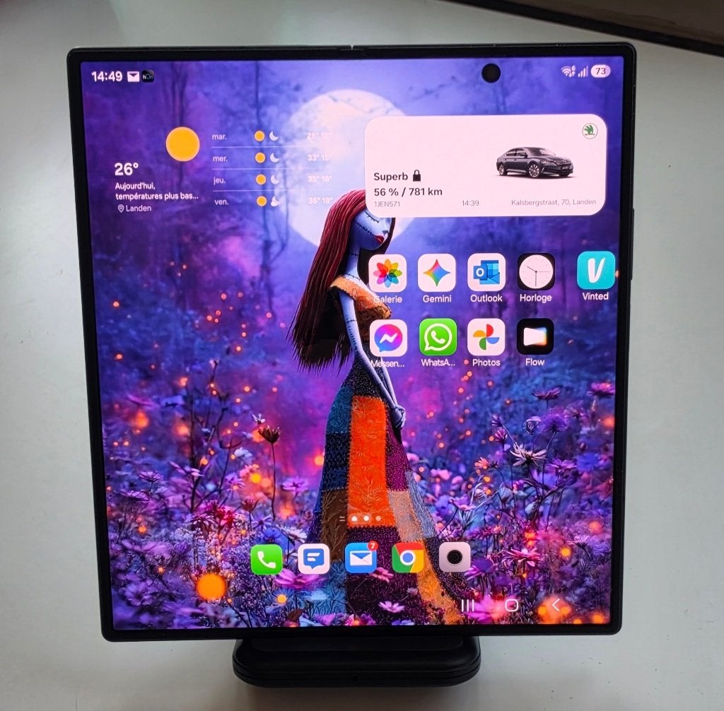 SAMSUNG GALAXY Z FOLD 7 + COQUES - GARANTIE, Comme neuf, Enlèvement, Sans abonnement, Sans simlock