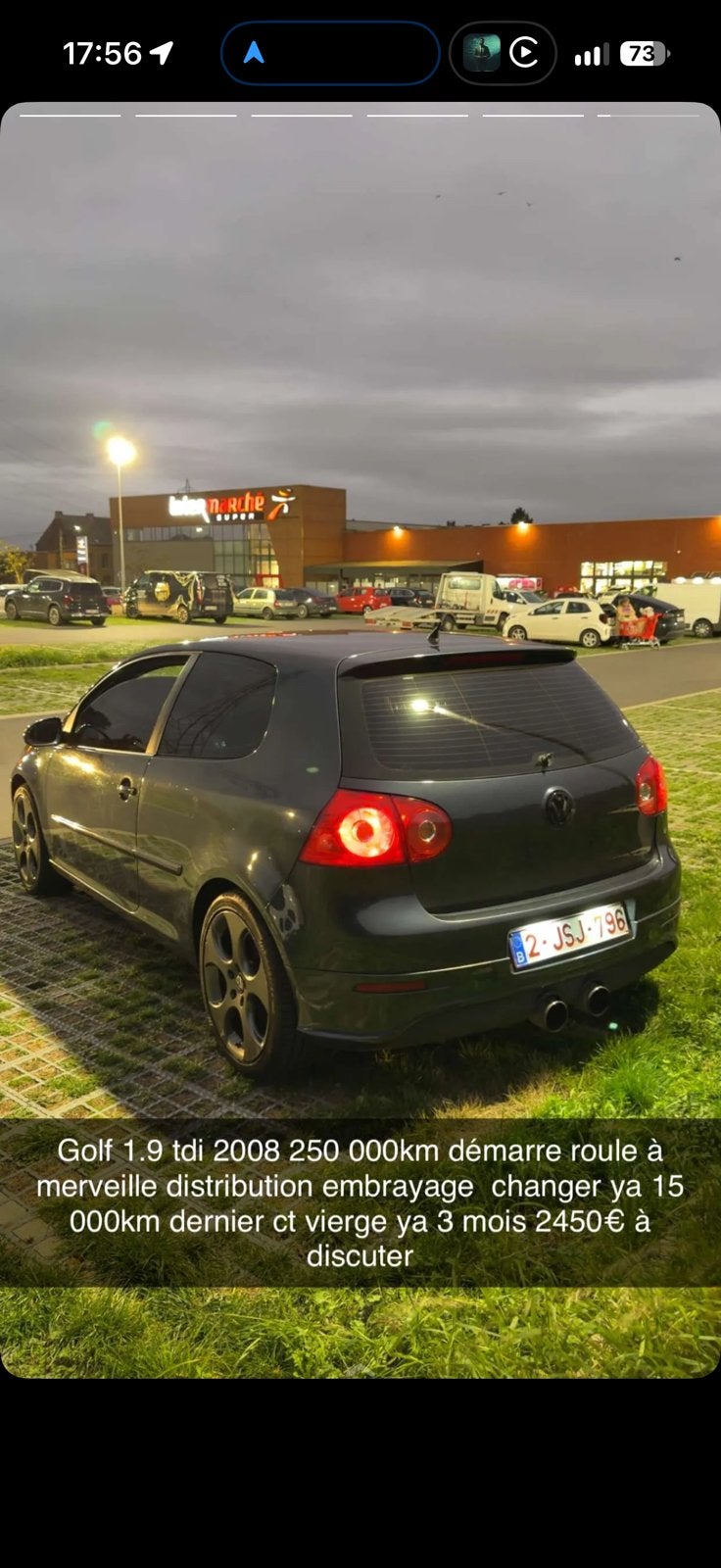 Golf 5 1.9 TDI, Autos, Euro 5, Achat, Noir, Automatique